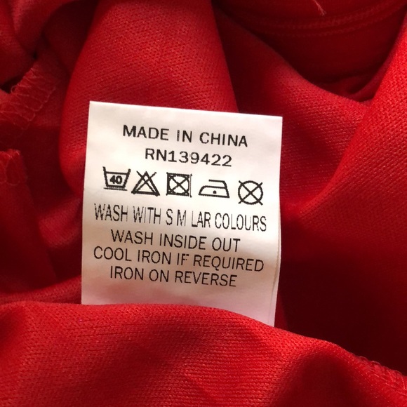 Tobi Long Red Maxi Dress Cross Straps Back Thin Straps - S - Picture 5 of 10